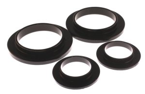 Ford Mustang Spring Isolators - Rear - Energy Suspension - Upper & Lower - Black - `79-`04